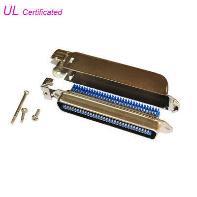 90 type Centronics du connecteur IDC de prise masculine de Pin d'Amphenol 64 de degré