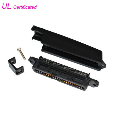 50P 25 paires de TYCO de récipient du connecteur femelle RJ21 de Centronic sertissant par replis le type d'IDC