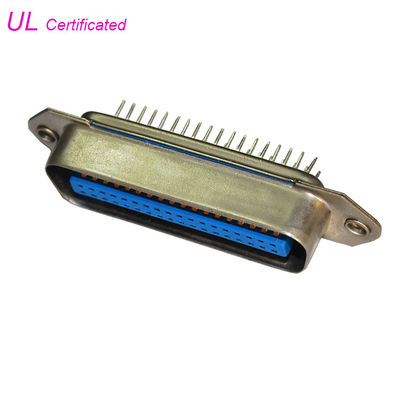 Arrêt Centronics droit d'IMMERSION de soudure du connecteur DDK de carte PCB de Pin du mâle 50