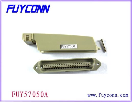 connecteur en plastique de capot de 90 degrés, soudure 50 Pin Male Connectors de Centronic de champion