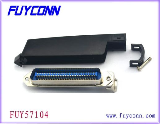 50 le connecteur masculin de Centronic de soudure de ligne centrale de la borne 2.16mm a renversé le type avec le capot en plastique