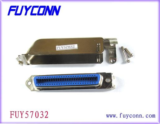 Connecteur femelle de débouché de la soudure 90°Cable de Centronic de récipient de Pin DDK du champion 50 avec le capot de Matel