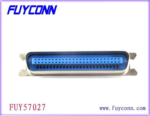 type masculin contact 14 de soudure de cable connecteur plat de ligne centrale de 2.16mm 24 36 50pin