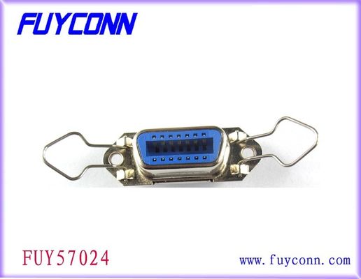 noir de lancement de 2.16mm/bleu 50 Pin Centronic Solder Female Connector avec l'agrafe de caution