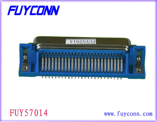 24 ULs certifiées à angle droit de connecteur masculin de carte PCB de Pin DDK Centronic