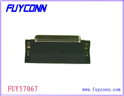 Carte PCB Centronics de connecteur de récipient de 100 bornes montant l'en-tête d'angle de Righat
