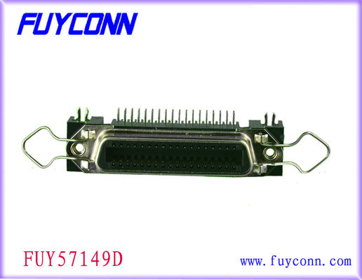 UL certifiée à angle droit de connecteur femelle de carte PCB de 50 bornes Centronic