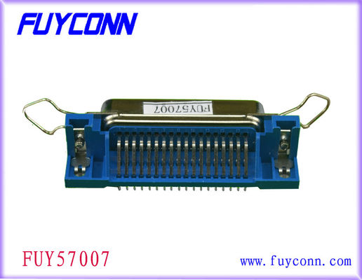 Connecteur du câble plat femelle à angle droit de carte PCB Centronic de 36 bornes pour l'imprimante