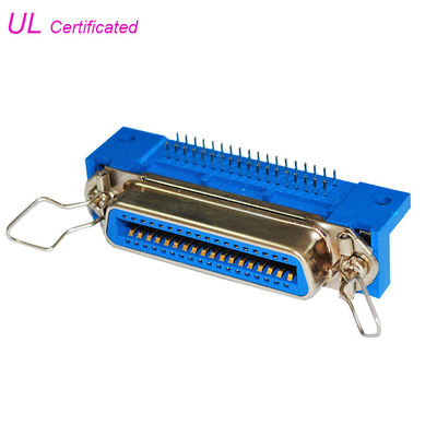 Récipient 50 connecteurs femelles de carte PCB de 36 24 14 Pin Centronics Connector Right Angle