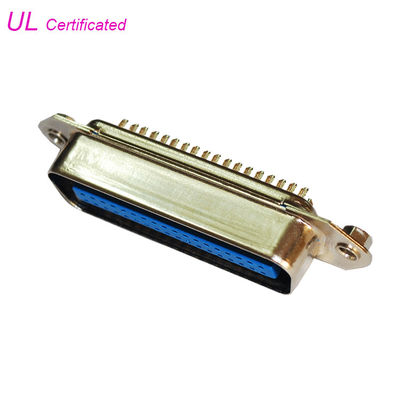 14 24 36 50 Pin Solder Male Centronic Connector avec des vis à tête hex ont certifié l'UL