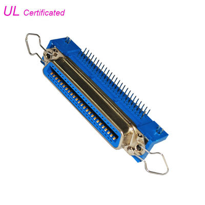 Connecteur de carte PCB de 36 Pin Centronic Female Right Angel avec des verrous de ressort