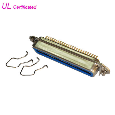 50 36 24 14 Pin Centronic Solder Female Connector avec des verrous de ressort ont délivré un certificat l'UL