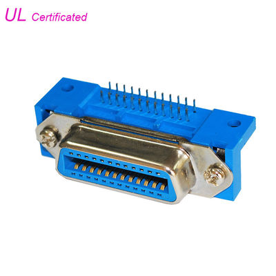 Connecteur de 36 broches femelle du Centronics de carte PCB de récipient avec le bronze de phosphore