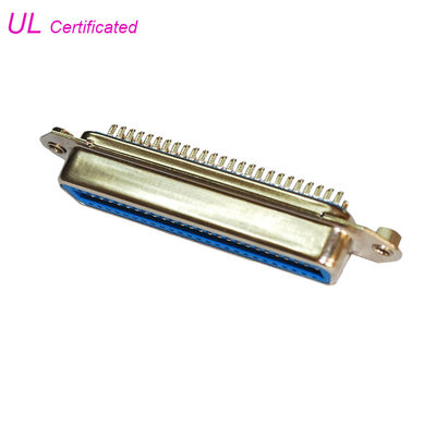 connecteur de Pin Centronics Female Connector DDK de la série 50 de NC de la ligne centrale 57 de 2.16mm