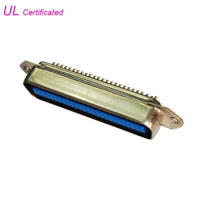 Le type connecteur masculin de 50 Pin Champ Centronic Solder Easy a certifié l'UL
