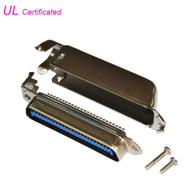 Type dur Centronic de soudure de 50 bornes de côté de connecteur masculin d'entrée avec la couverture de Matel