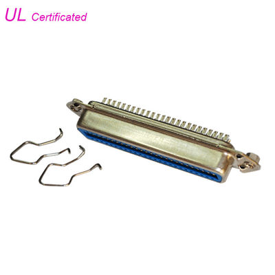 la ligne centrale 14 de 0.085in 24 36 50 Pin Centronic Solder Female Connectors a délivré un certificat l'UL