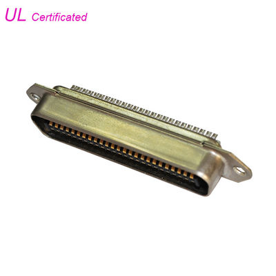 Lancement masculin du connecteur du câble plat de Centronic de champion de Pin DDK de la soudure 50 2.16mm