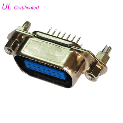 Connecteur 24pin 36pin 50pin de carte PCB de Centronic 14 Pin Straight Angle Male avec l'écrou de tête de sortilège