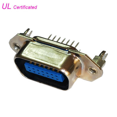 l'IMMERSION de connecteur de carte PCB de 14 Pin Straight Angle Male dactylographient le connecteur 50pin 36pin 24pin de Centronic