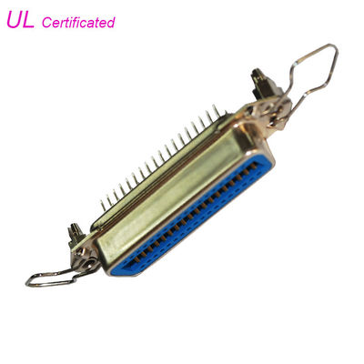 Type droit 14pin 24pin 50pin de carte PCB de 36 Pin Centronic Female Connectors