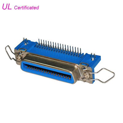 connecteur femelle à angle droit de carte PCB de Centronic de lancement de 36Pin 2.16mm avec le verrou de ressort