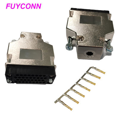 V.35 le type de rabattement femelle connecteur de routeur avec L forment le boîtier en plastique
