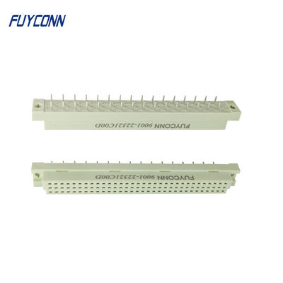 connecteur femelle du connecteur DIN41612 Eurocard de lancement de 2.54mm avec le terminal vertical