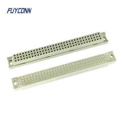 96 connecteur vertical femelle de la carte PCB DIN41612 de rangées de la borne 3 avec le lancement de 2.54mm