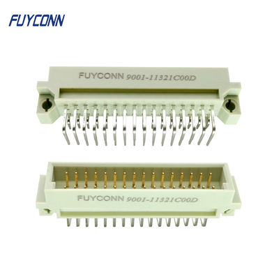 Connecteur R/A de l'euro 41612 de carte PCB du lancement 2*16 32 Pin Male du connecteur 2.54mm DIN 41612