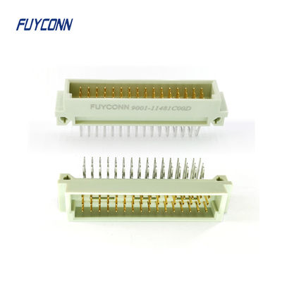 3 connecteur des rangées DIN41612 carte PCB 3*16P 48 Pin Male Eurocard Connector de 90 degrés