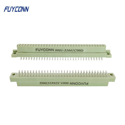 Connecteur droit 2row 16 de carte PCB Eurocard 32 48 64 connecteur de Pin Female 2*32pin 64P DIN41612