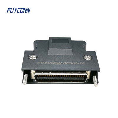 Type de soudure de 50 Pin Servo Connector Male Mini cable connecteur servo de SCSI avec la couverture