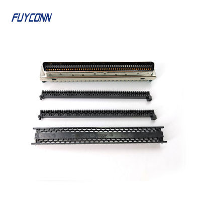 type de câble de rabattement du lancement MDR IDC de 1.27mm connecteur du mâle 100pin SCSI
