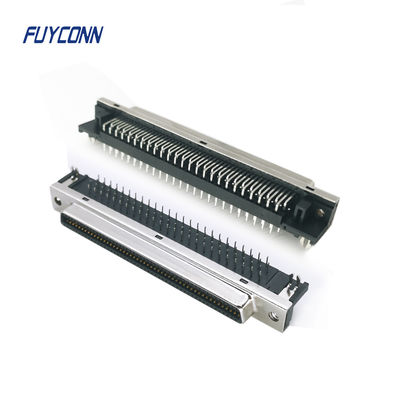 Connecteur à angle droit de la carte PCB 20pin 36pin 68pin 100pin SCSI de connecteur femelle de SCSI