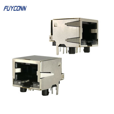 1 connecteur RJ45 modulaire femelle gauche de carte PCB de 1x8P 8 Pin Right Angle