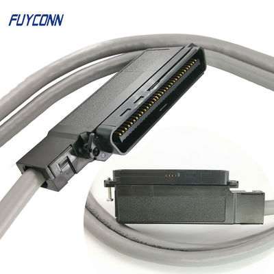 Borne 64 32 paires d'IDC de câble équipé avec le connecteur d'IDC débouché de 90 degrés assemblé