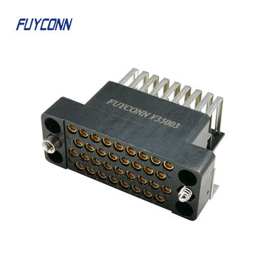 V.35 connecteur à angle droit femelle de carte PCB du connecteur 34pin pour le routeur avec la serrure de conseil