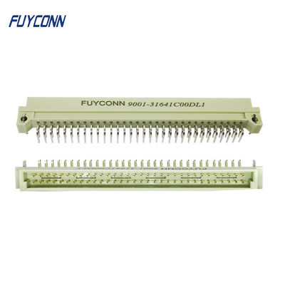 2 connecteur masculin d'Eurocard de prise à angle droit de carte PCB de connecteur des rangées 2x32P 64PIN DIN 41612