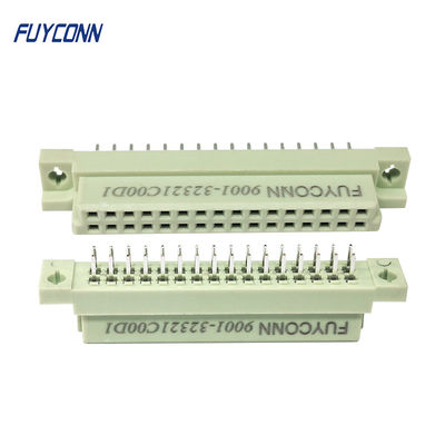 Type facile - 2 lancement européen femelle du connecteur 2.54mm de la prise DIN 41612 de verticale des rangées 32P
