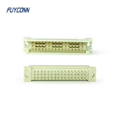 R du type 3 rame le connecteur vertical de prise masculine de connecteur de 48P Eurocard DIN 41612