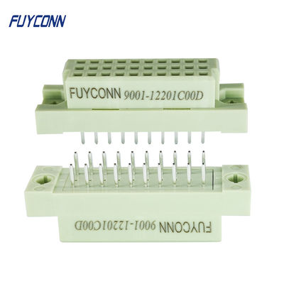 3 lancement européen du connecteur 2.54mm de prise de récipient de la carte PCB DIN 41612 de Pin Straight des rangées 20