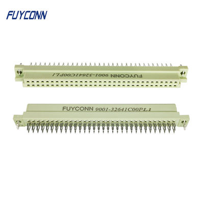 2 connecteur femelle de Solderless Eurocard de connecteur de Pin Euro DIN 41612 de presse des rangées 64P