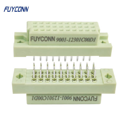 Connecteur européen vertical de prise des rangées 30P de la femelle DIN41612 3 de carte PCB