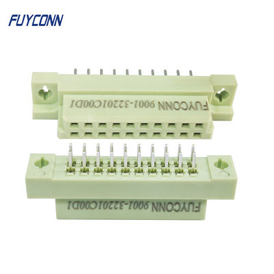 2 connecteur droit femelle de la carte PCB DIN41612 2x10P Eurocard de rangées