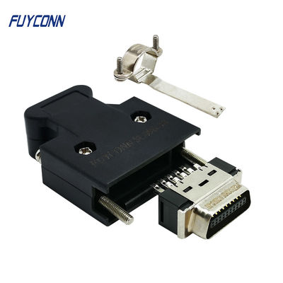 Type de 20 Pin Servo Connector Mini Solder connecteur de SCSI avec la vis en plastique de Sider de cache anti-poussière