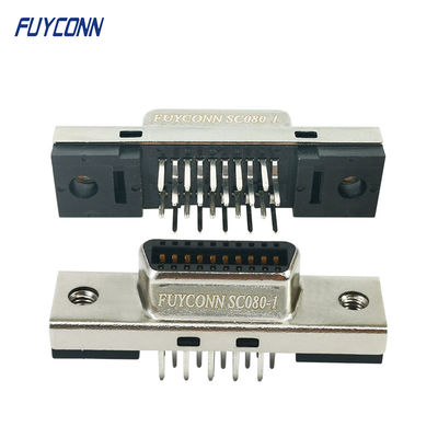 Connecteur femelle droit de carte PCB SCSI 20pin du connecteur servo femelle 1.27mm