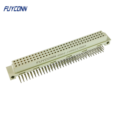 Connecteur à angle droit de carte PCB des rangées 96Pin DIN 41612 femelles du connecteur 3 d'Eurocard