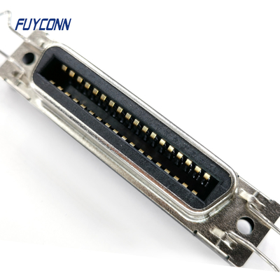 36 connecteur de Pin DDK pour le connecteur Centronics femelle droit de carte PCB d'imprimante