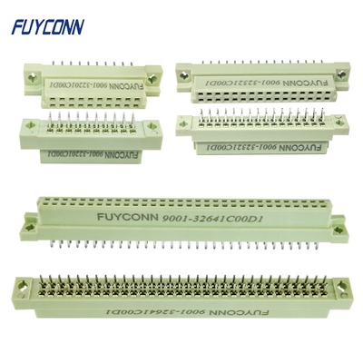 Type facile DIN 41612 du connecteur 2 de rangées de connecteur droit femelle de carte PCB Eurocard